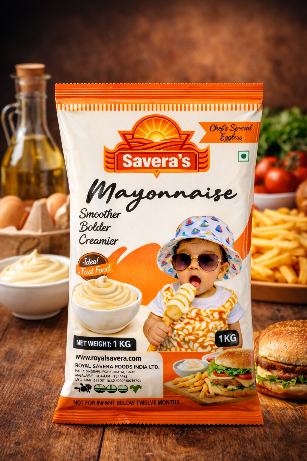 Mayonnaise (Low Fat) 1kg view 4